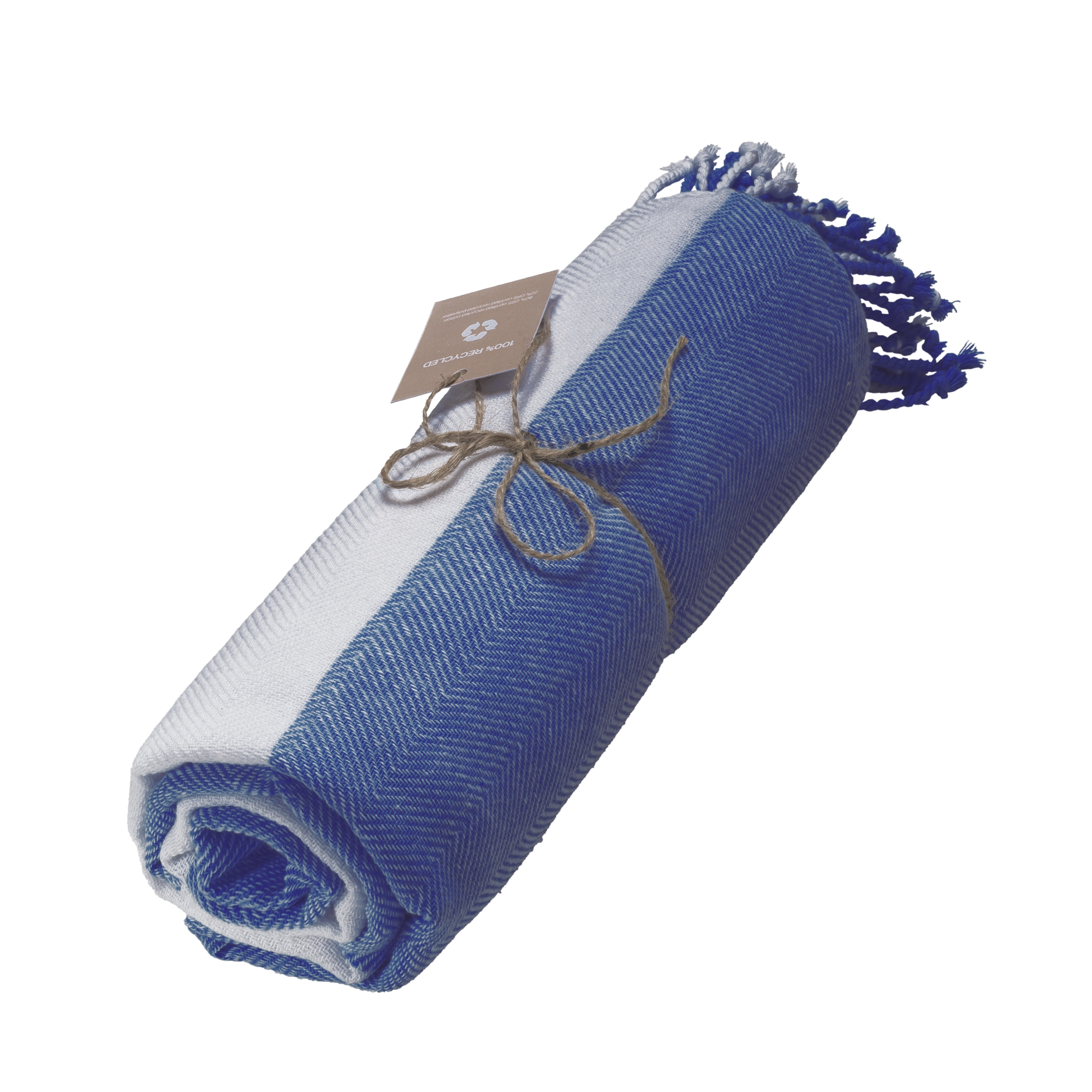 Immagine Telo mare/Fouta in cotone riciclato 180 g/m2 certificato GRS