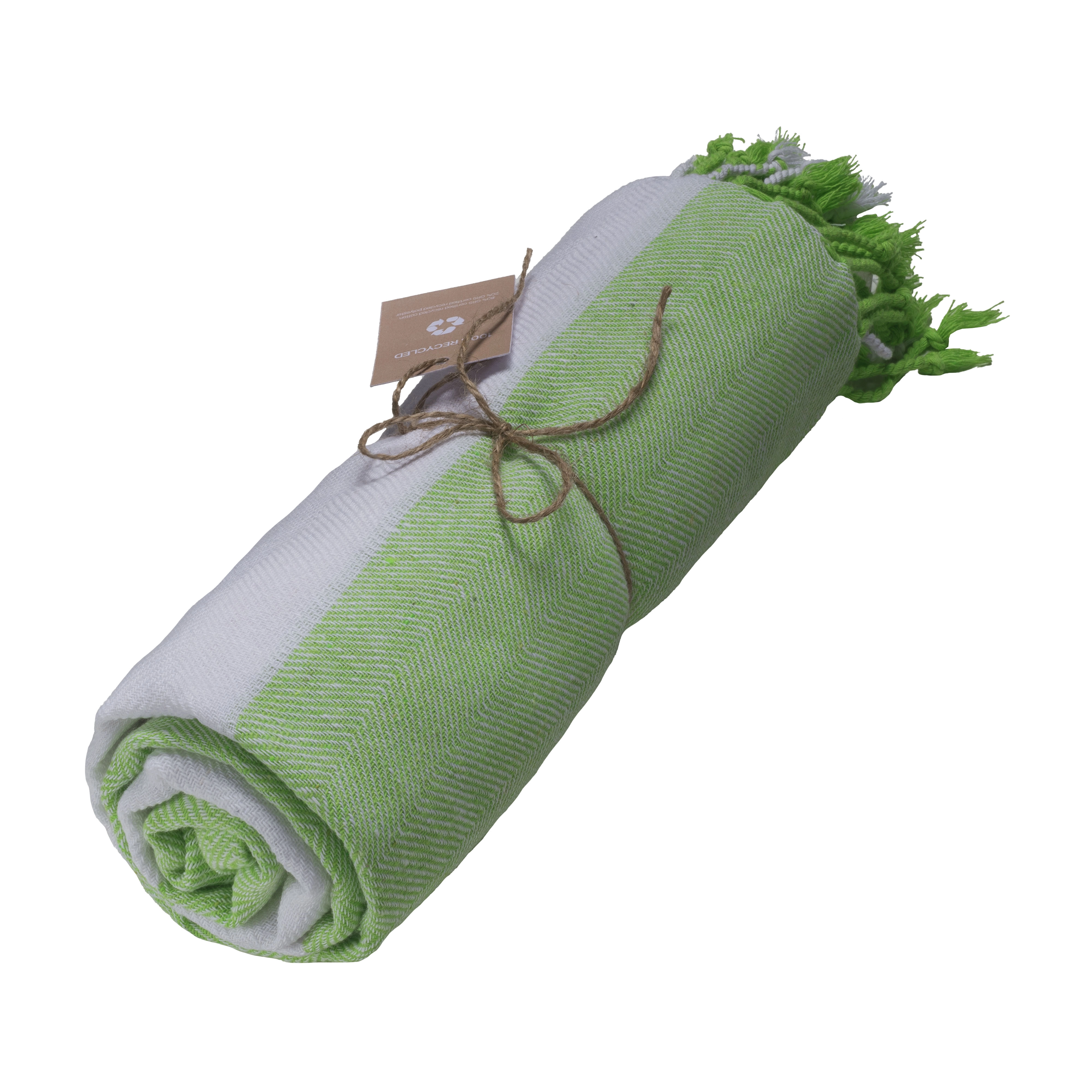 Immagine Telo mare/Fouta in cotone riciclato 180 g/m2 certificato GRS