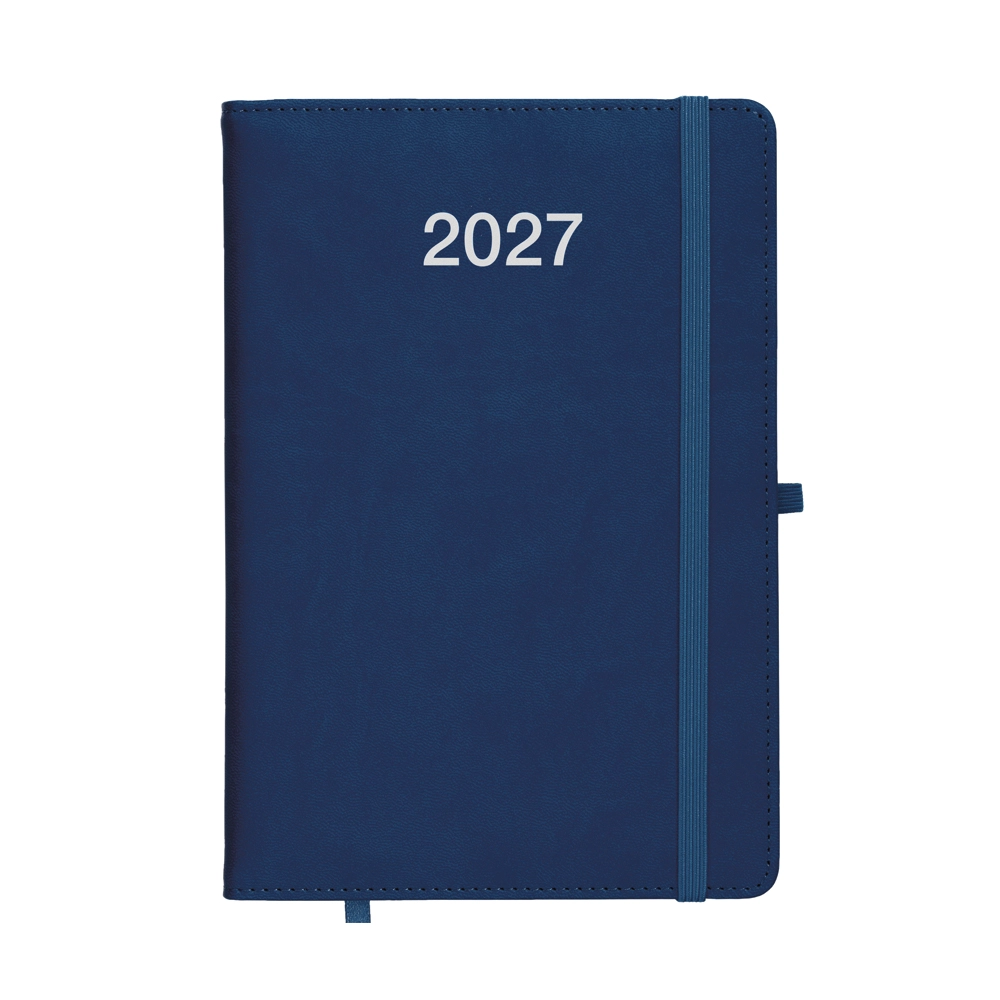 Immagine Agenda giornaliera 2027, copertina rigida in PU termovirante con impuntura perimetrale