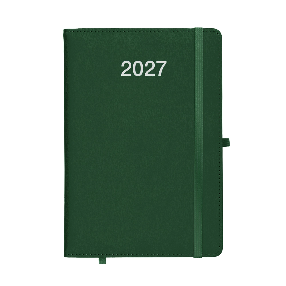 Immagine Agenda giornaliera 2027, copertina rigida in PU termovirante con impuntura perimetrale