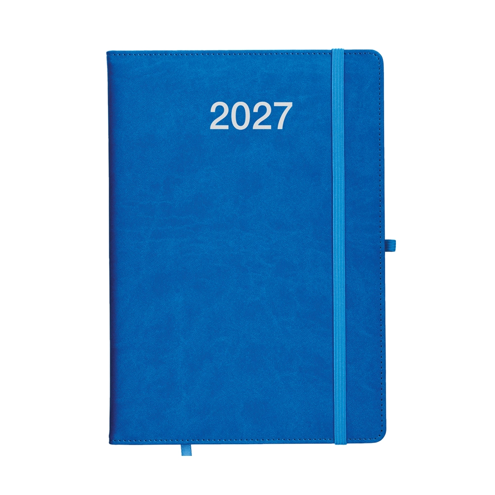 Immagine Agenda giornaliera 2027, copertina rigida in PU termovirante con impuntura perimetrale