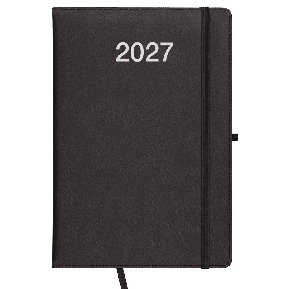 Immagine Agenda settimanale 2027, copertina rigida in PU termovirante con impuntura perimetrale
