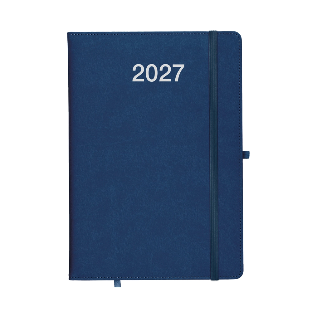 Immagine Agenda settimanale 2027, copertina rigida in PU termovirante con impuntura perimetrale