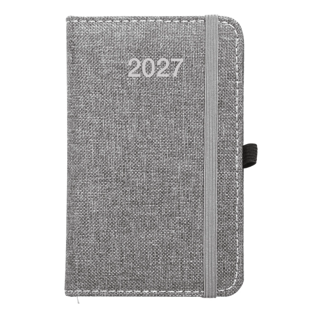 Immagine Agenda tascabile settimanale 2027, copertina rigida in PET riciclato con effetto mélange