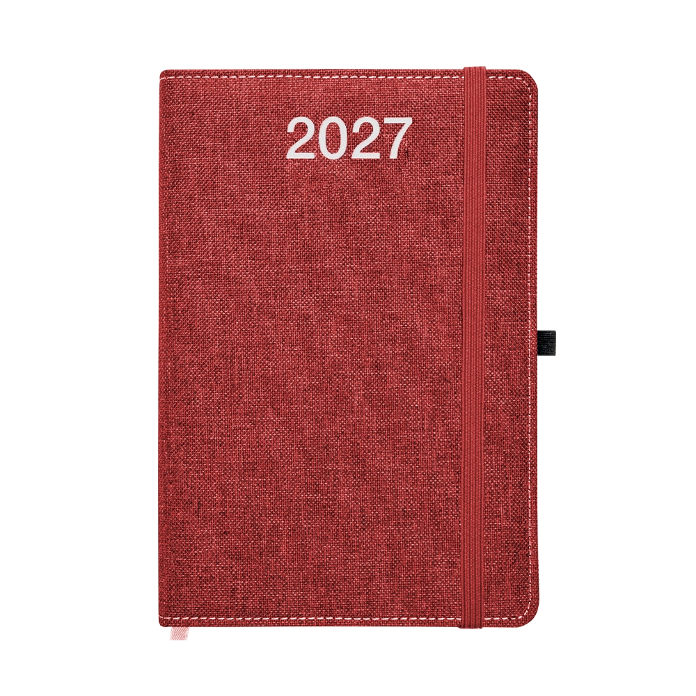 Immagine Agenda settimanale 2027, copertina rigida in PET riciclato con effetto mélange