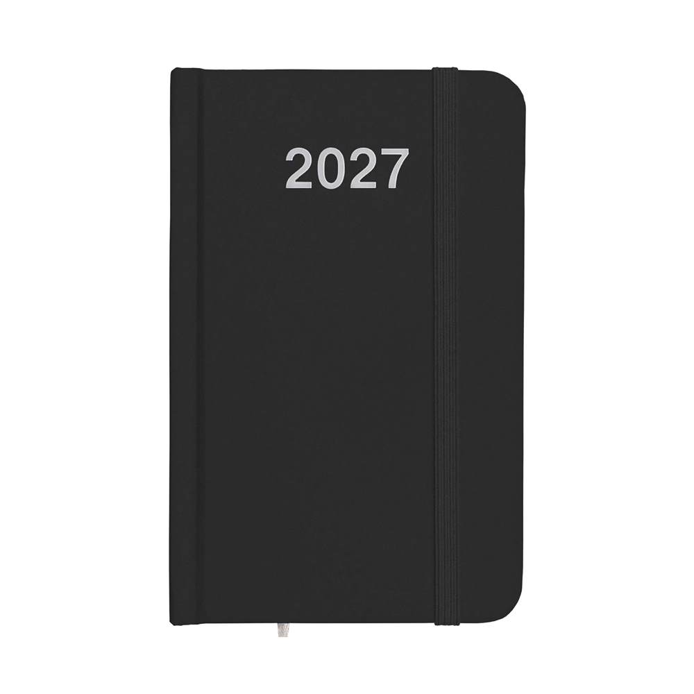 Immagine Agenda tascabile settimanale 2027, copertina rigida in cartoncino laminato