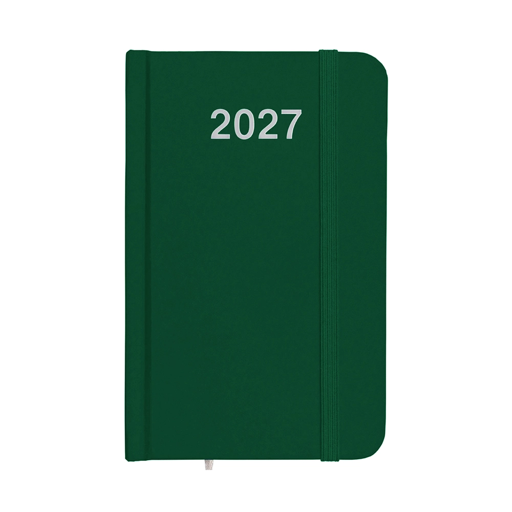 Immagine Agenda tascabile settimanale 2027, copertina rigida in cartoncino laminato