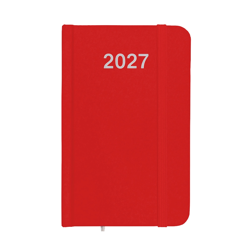 Immagine Agenda tascabile settimanale 2027, copertina rigida in cartoncino laminato