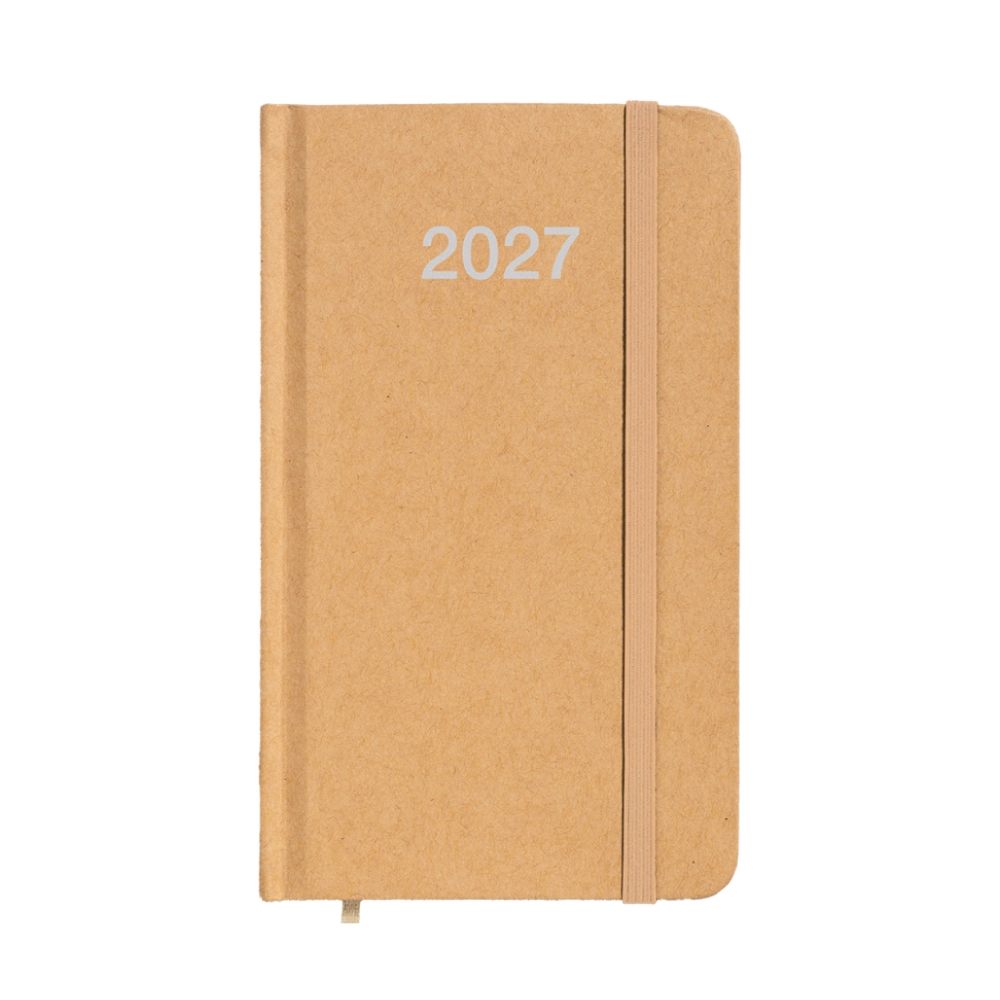 Immagine Agenda tascabile settimanale 2027 con copertina rigida in cartoncino