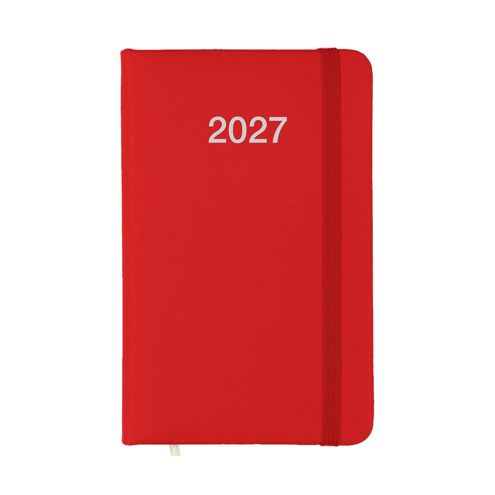Immagine Agenda tascabile settimanale 2027 con copertina rigida in PU