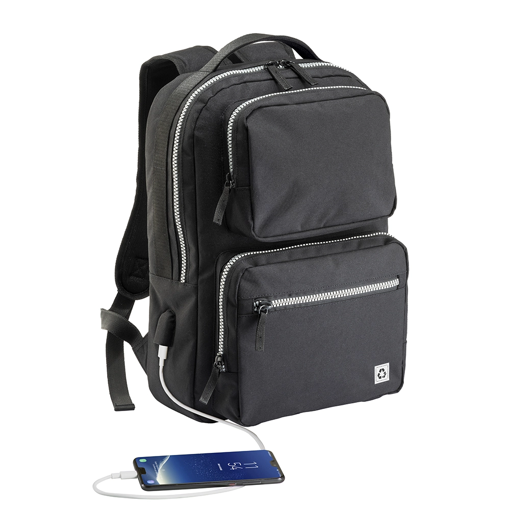 Immagine Zaino porta PC in R-pet con presa USB