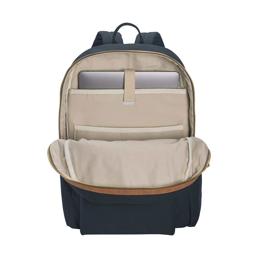 Immagine Zaino in canvas riciclato con compartimento imbottittito per notebook