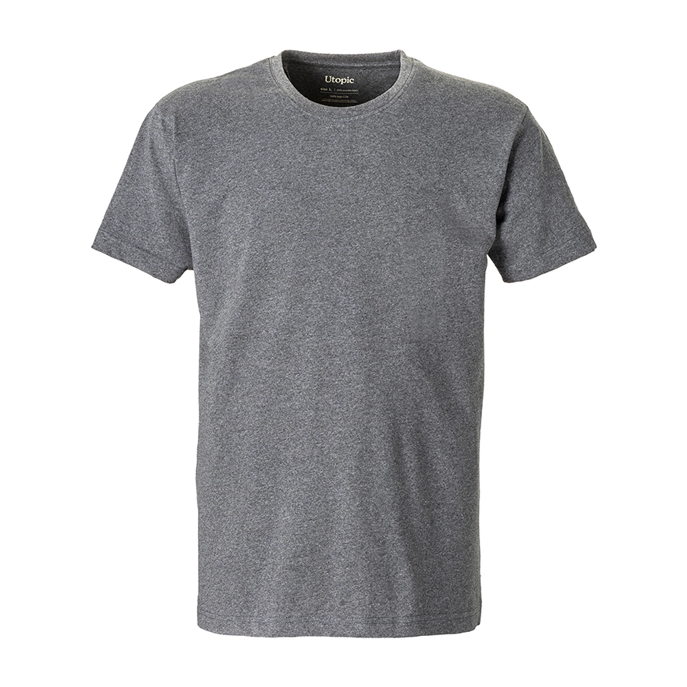 Immagine T-shirt unisex in cotone e poliestere rigenerati da 145 g/m2