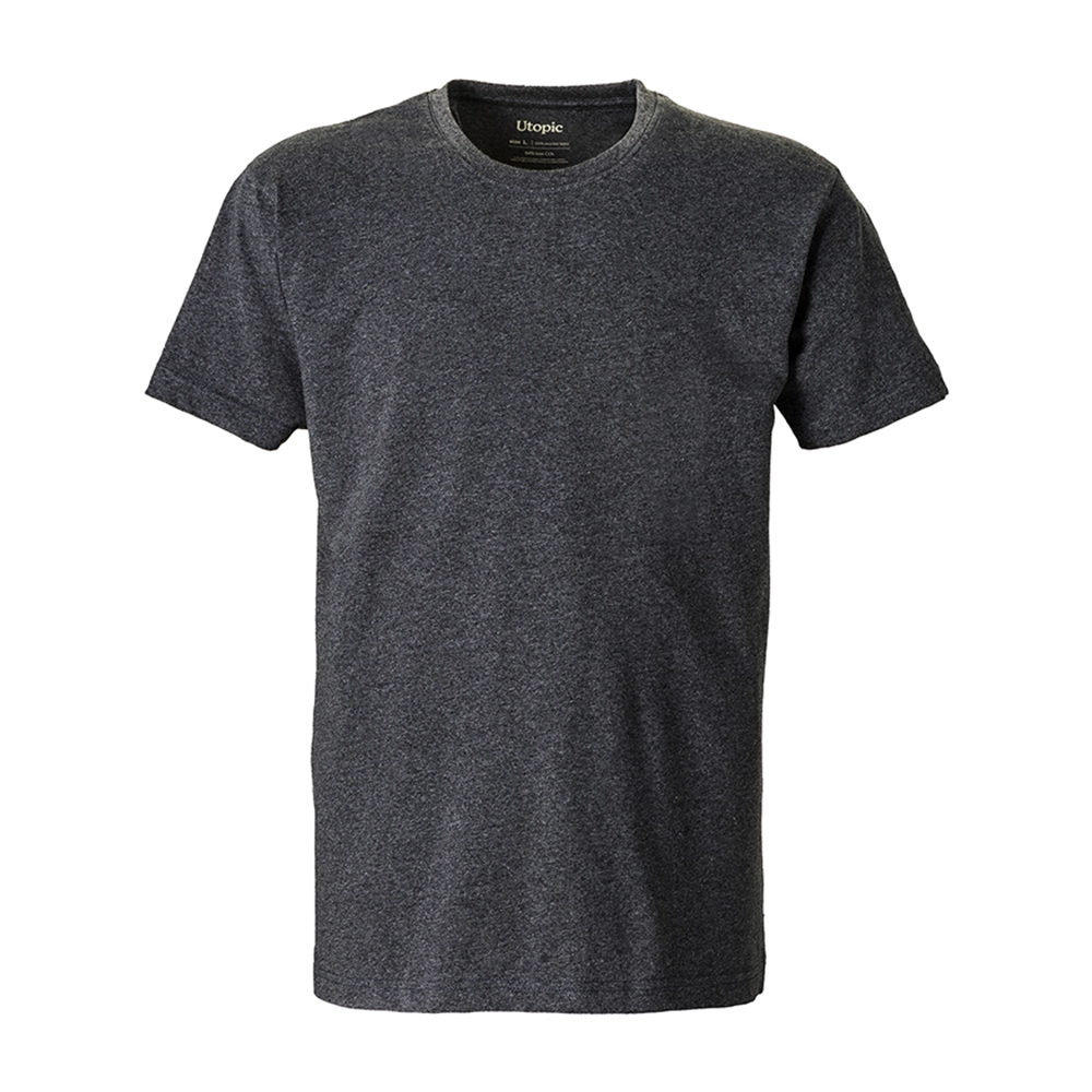 Immagine T-shirt unisex in cotone e poliestere rigenerati da 145 g/m2