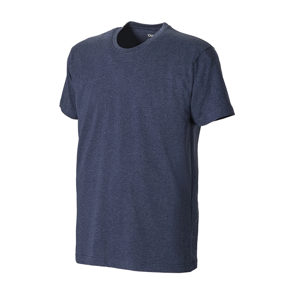 Immagine T-shirt unisex in cotone e poliestere rigenerati da 145 g/m2