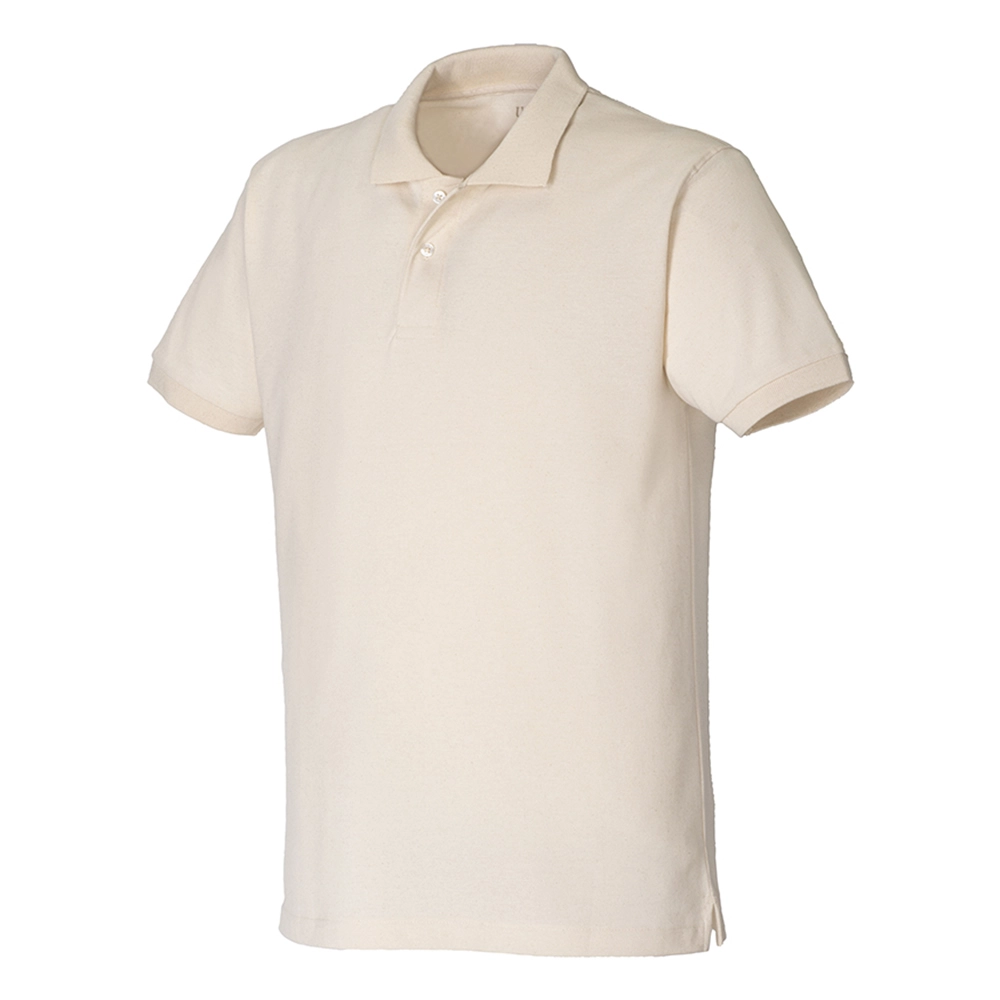 Immagine Polo unisex in cotone e poliestere rigenerati da 200 g/m2