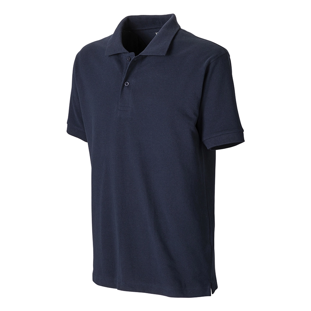 Immagine Polo unisex in cotone e poliestere rigenerati da 200 g/m2