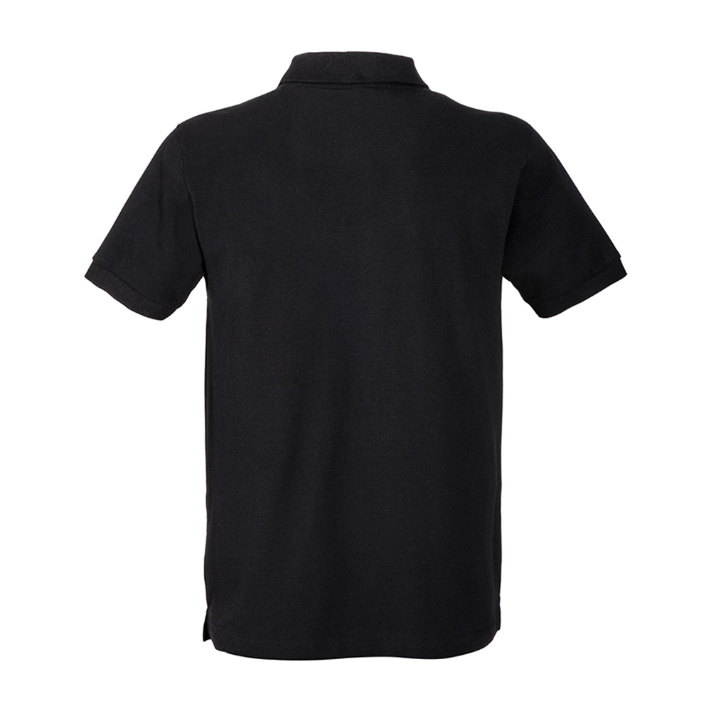 Immagine Polo unisex in cotone e poliestere rigenerati da 200 g/m2
