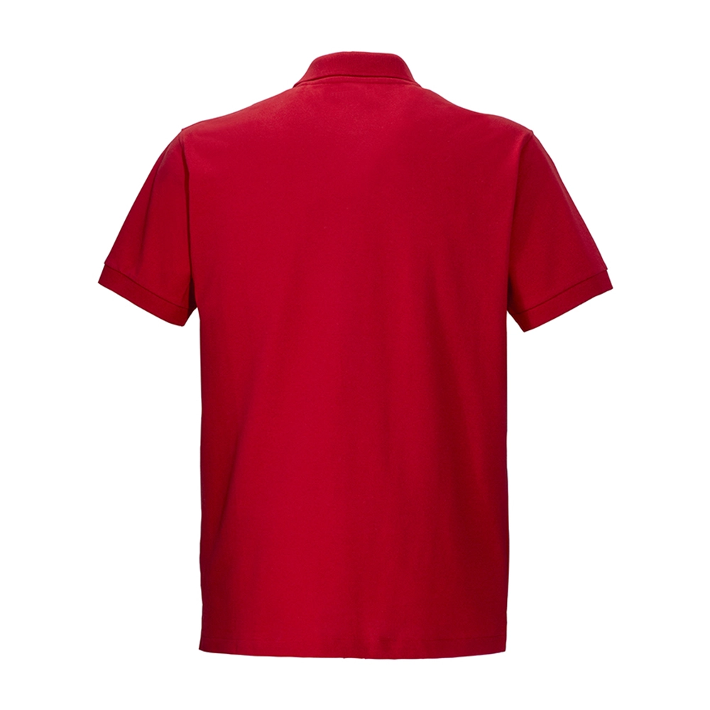 Immagine Polo unisex in cotone e poliestere rigenerati da 200 g/m2
