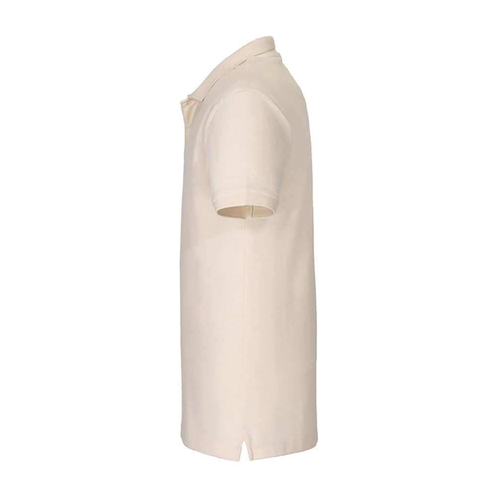 Immagine Polo unisex in cotone e poliestere rigenerati da 200 g/m2