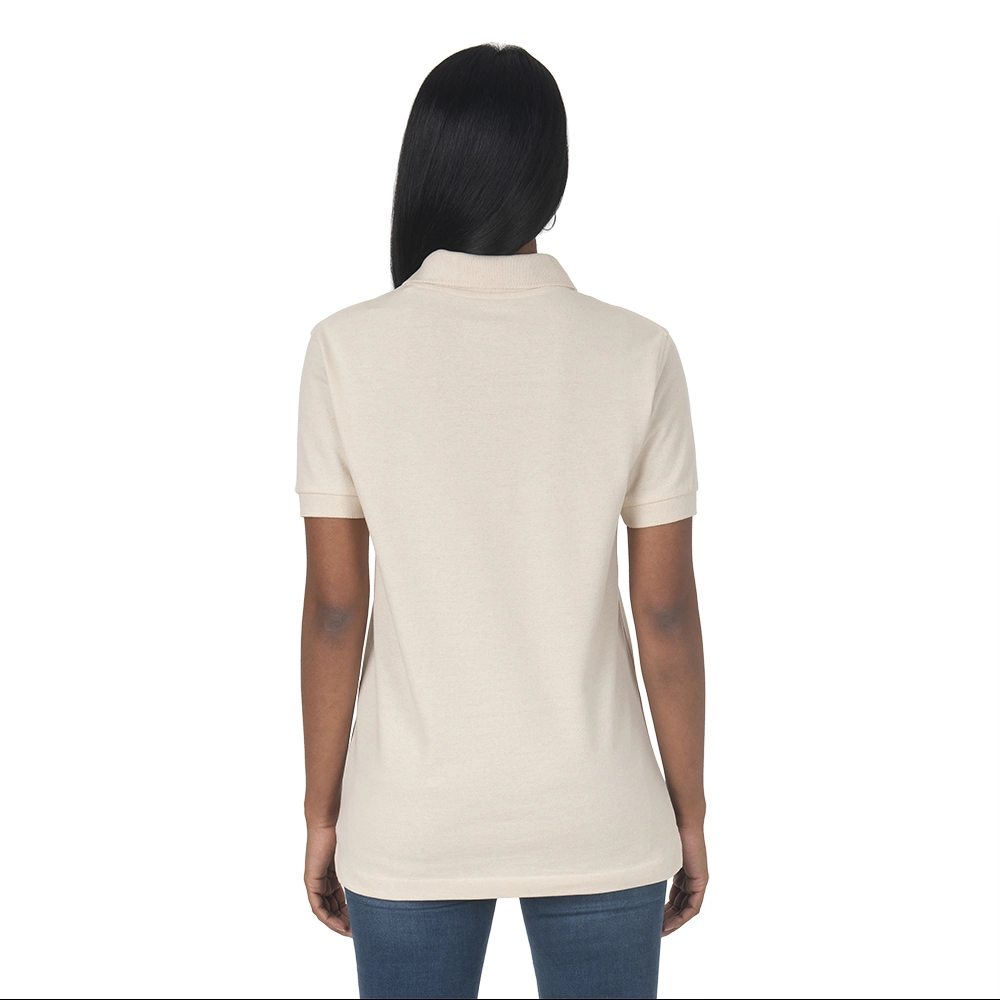 Immagine Polo unisex in cotone e poliestere rigenerati da 200 g/m2