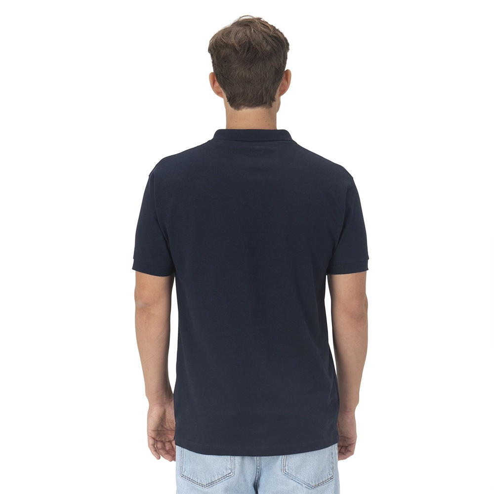 Immagine Polo unisex in cotone e poliestere rigenerati da 200 g/m2