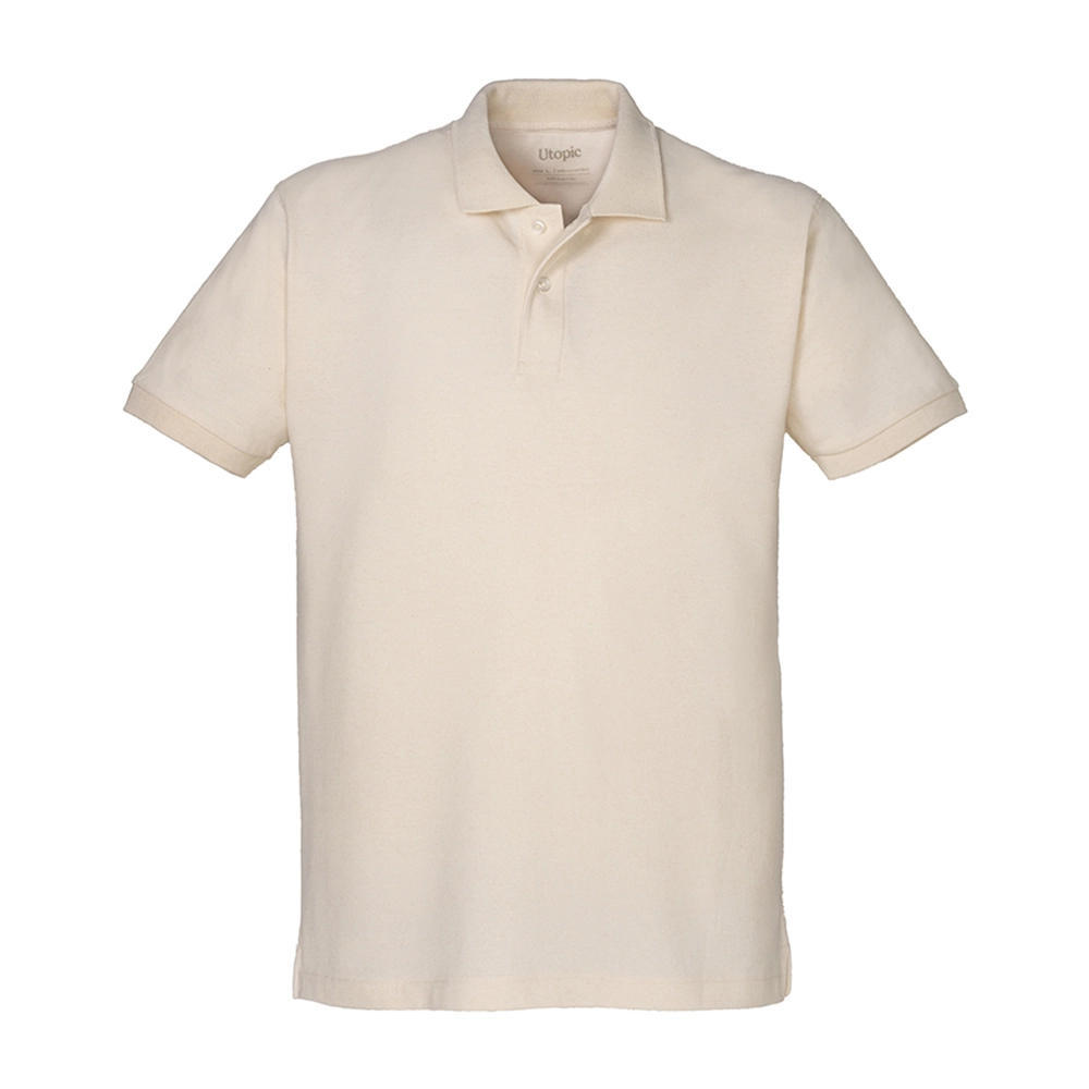 Immagine Polo unisex in cotone e poliestere rigenerati da 200 g/m2