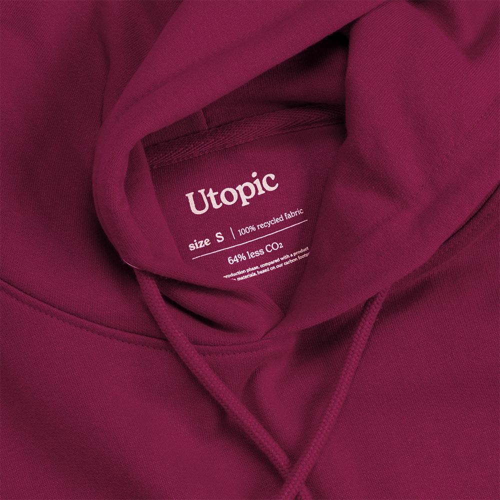 Immagine Felpa con cappuccio unisex in cotone e poliestere rigenerati da 280 g/m2
