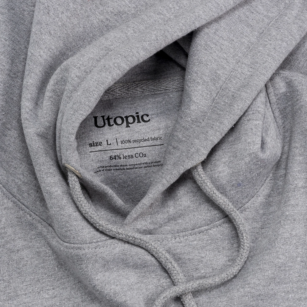 Immagine Felpa con cappuccio unisex in cotone e poliestere rigenerati da 280 g/m2