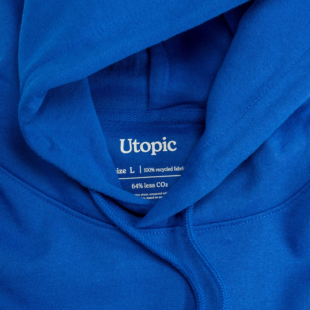 Immagine Felpa con cappuccio unisex in cotone e poliestere rigenerati da 280 g/m2