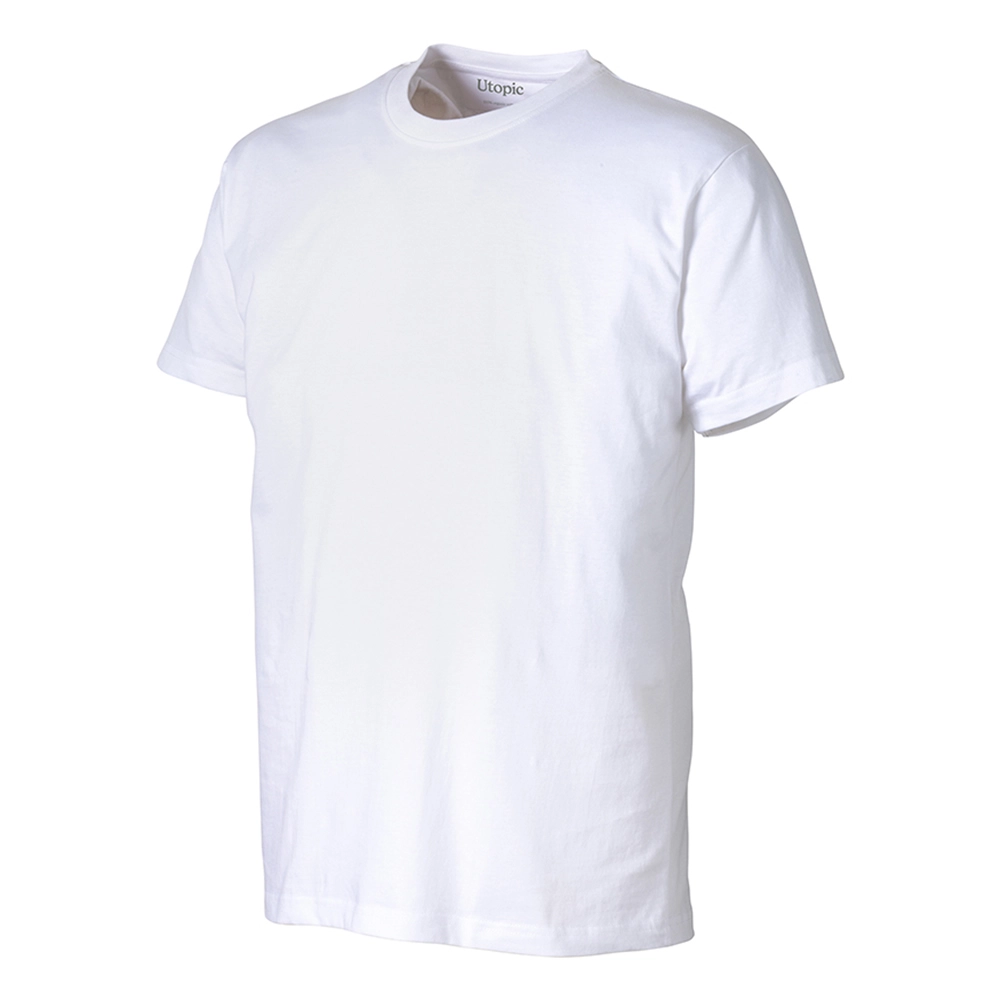 Immagine T-shirt unisex bianca in cotone biologico da 145 g/m2