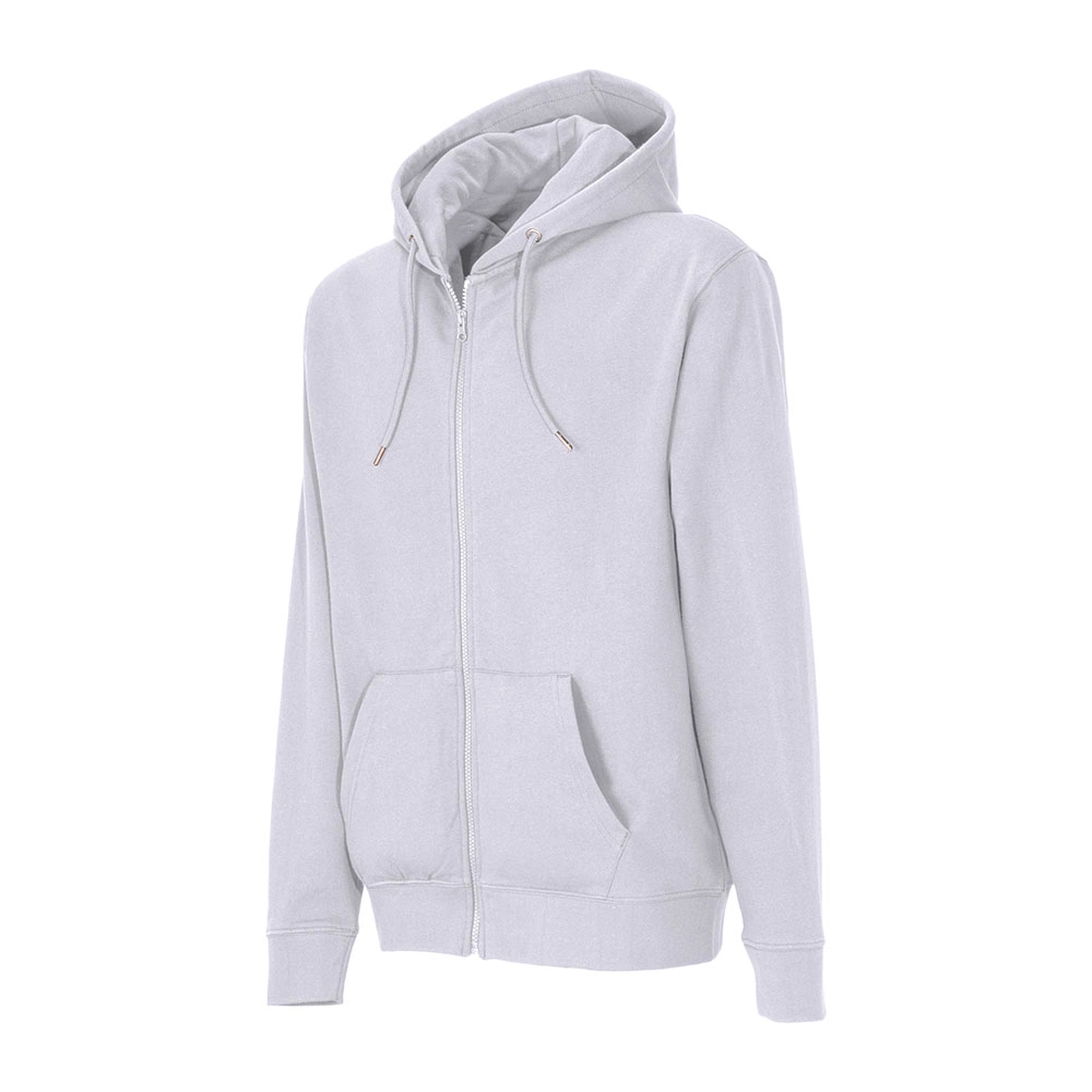 Immagine Felpa con cappuccio e zip unisex in cotone e poliestere rigenerati da 280 g/m2