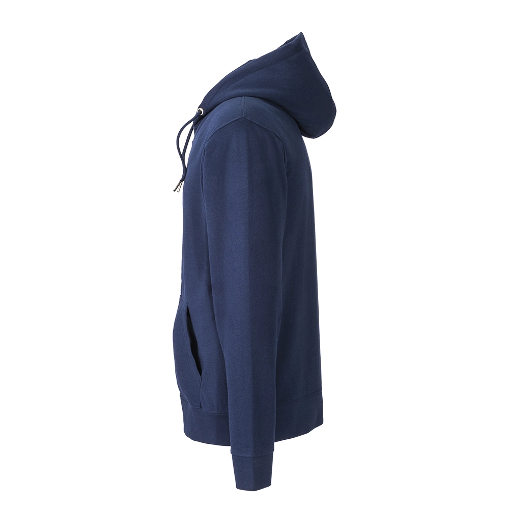 Immagine Felpa con cappuccio e zip unisex in cotone e poliestere rigenerati da 280 g/m2