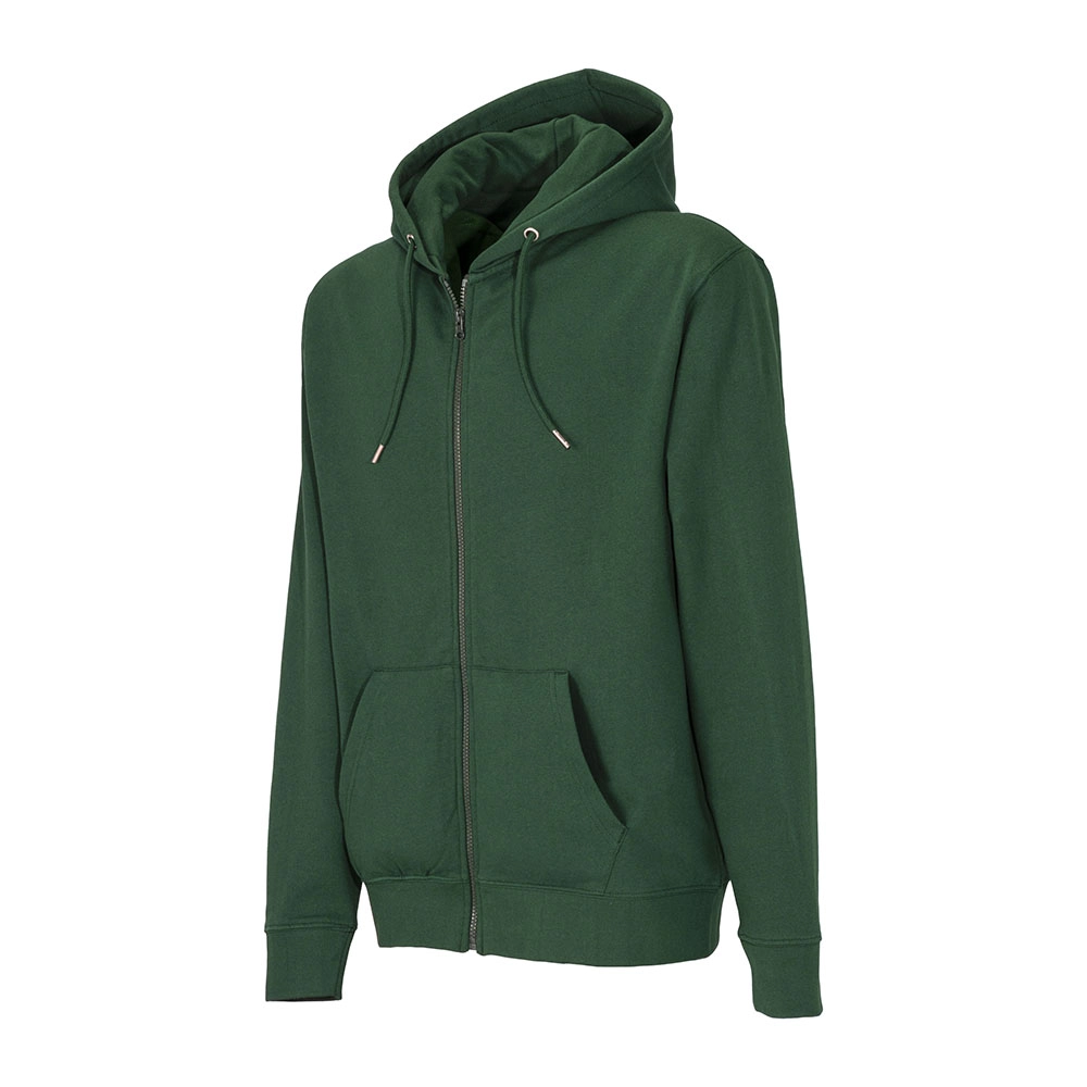 Immagine Felpa con cappuccio e zip unisex in cotone e poliestere rigenerati da 280 g/m2