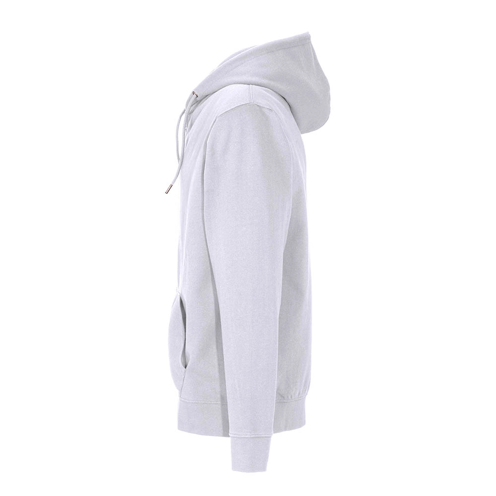 Immagine Felpa con cappuccio e zip unisex in cotone e poliestere rigenerati da 280 g/m2