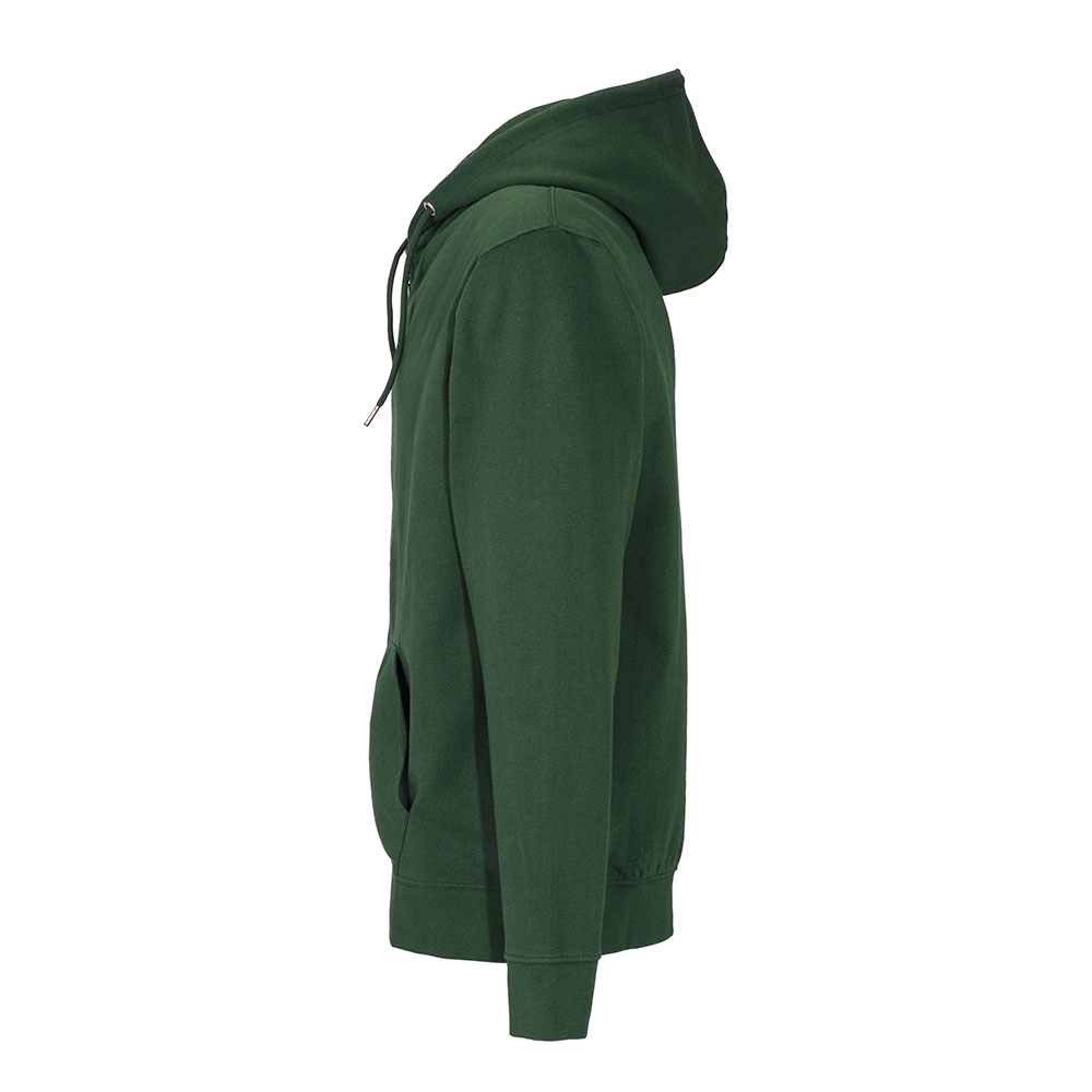 Immagine Felpa con cappuccio e zip unisex in cotone e poliestere rigenerati da 280 g/m2