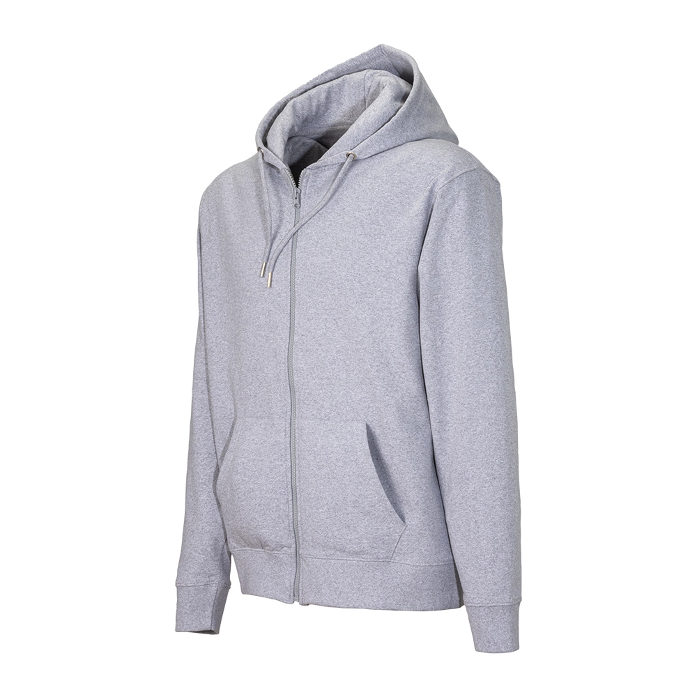 Immagine Felpa con cappuccio e zip unisex in cotone e poliestere rigenerati da 280 g/m2