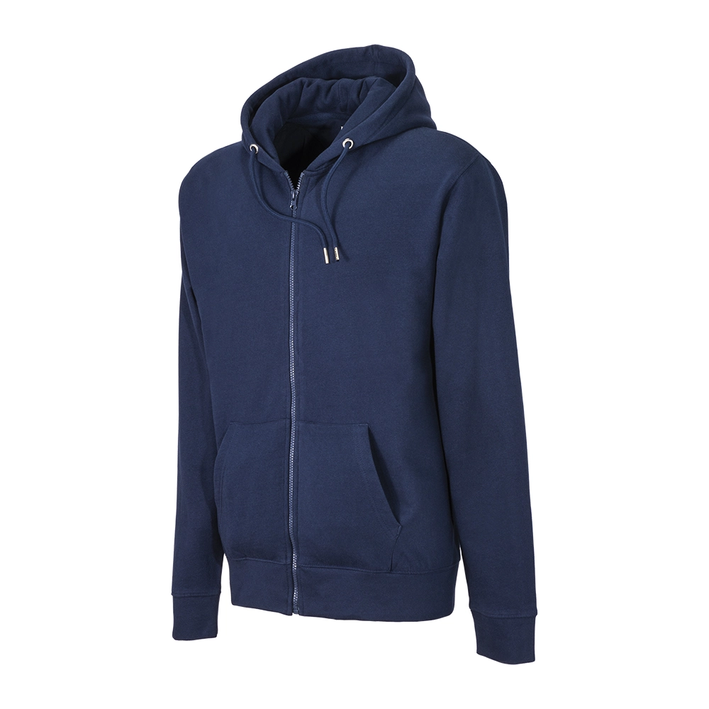Immagine Felpa con cappuccio e zip unisex in cotone e poliestere rigenerati da 280 g/m2
