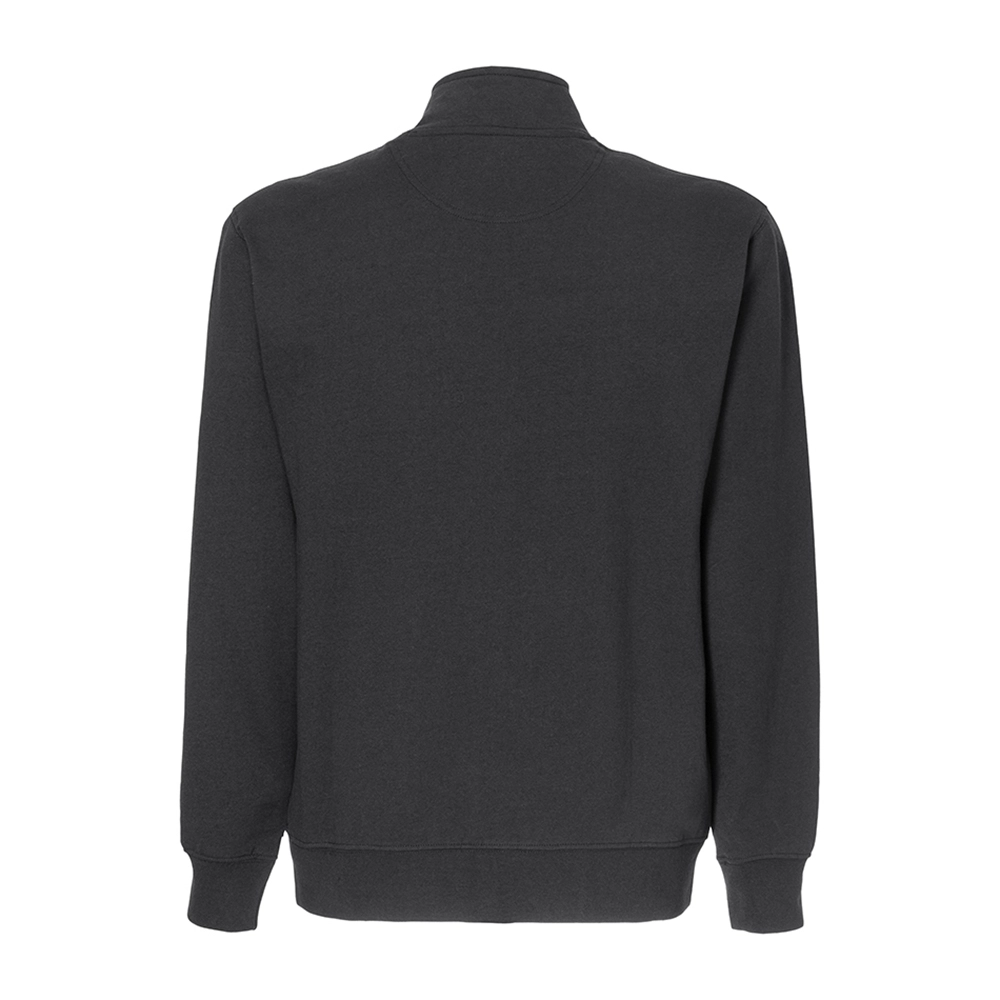 Immagine Felpa con zip unisex in cotone e poliestere rigenerati da 280 g/m2