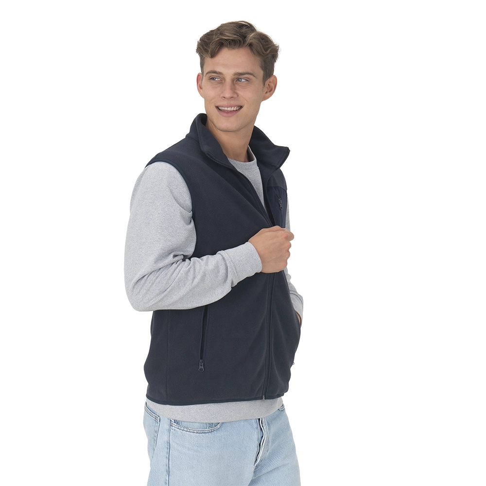Immagine Smanicato in micropile unisex in poliestere rigenerato da 240 g/m2