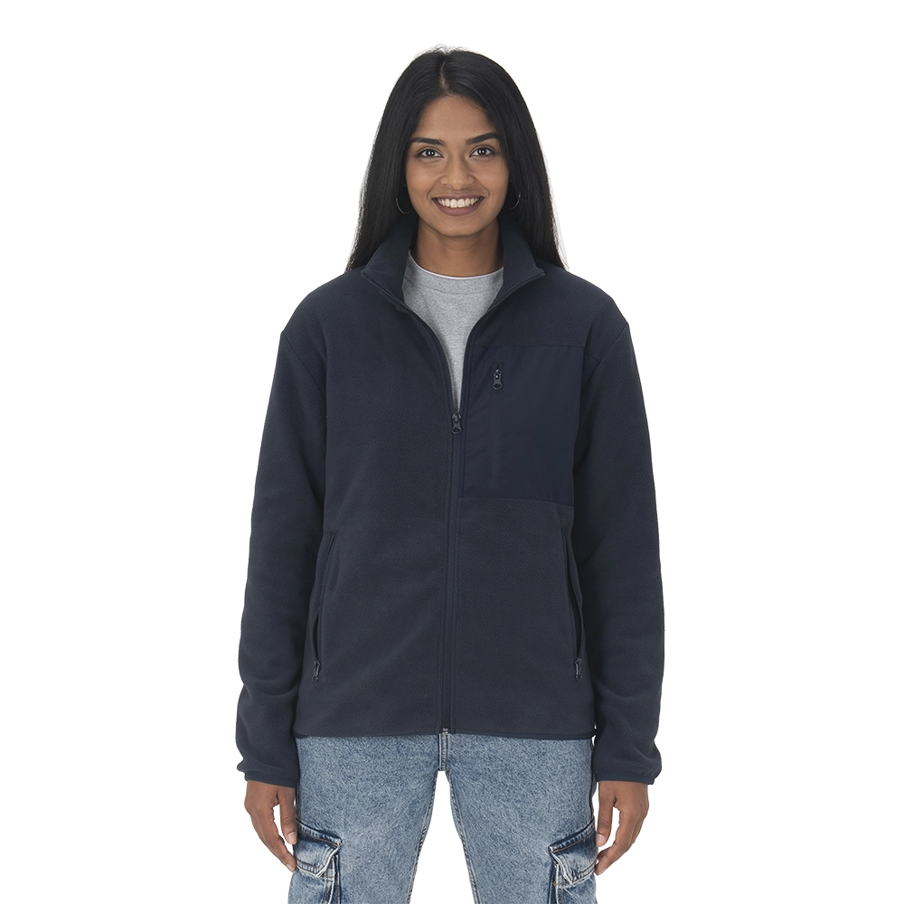 Immagine Felpa in micropile unisex in poliestere rigenerato da 240 g/m2