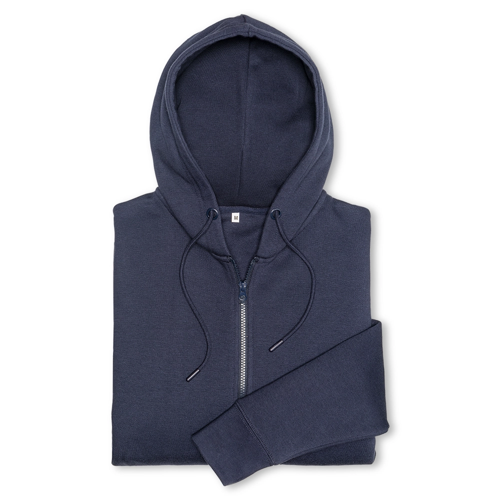 Immagine Felpa con cappuccio e zip unisex in cotone biologico e poliestere riciclato da 280 g/m2