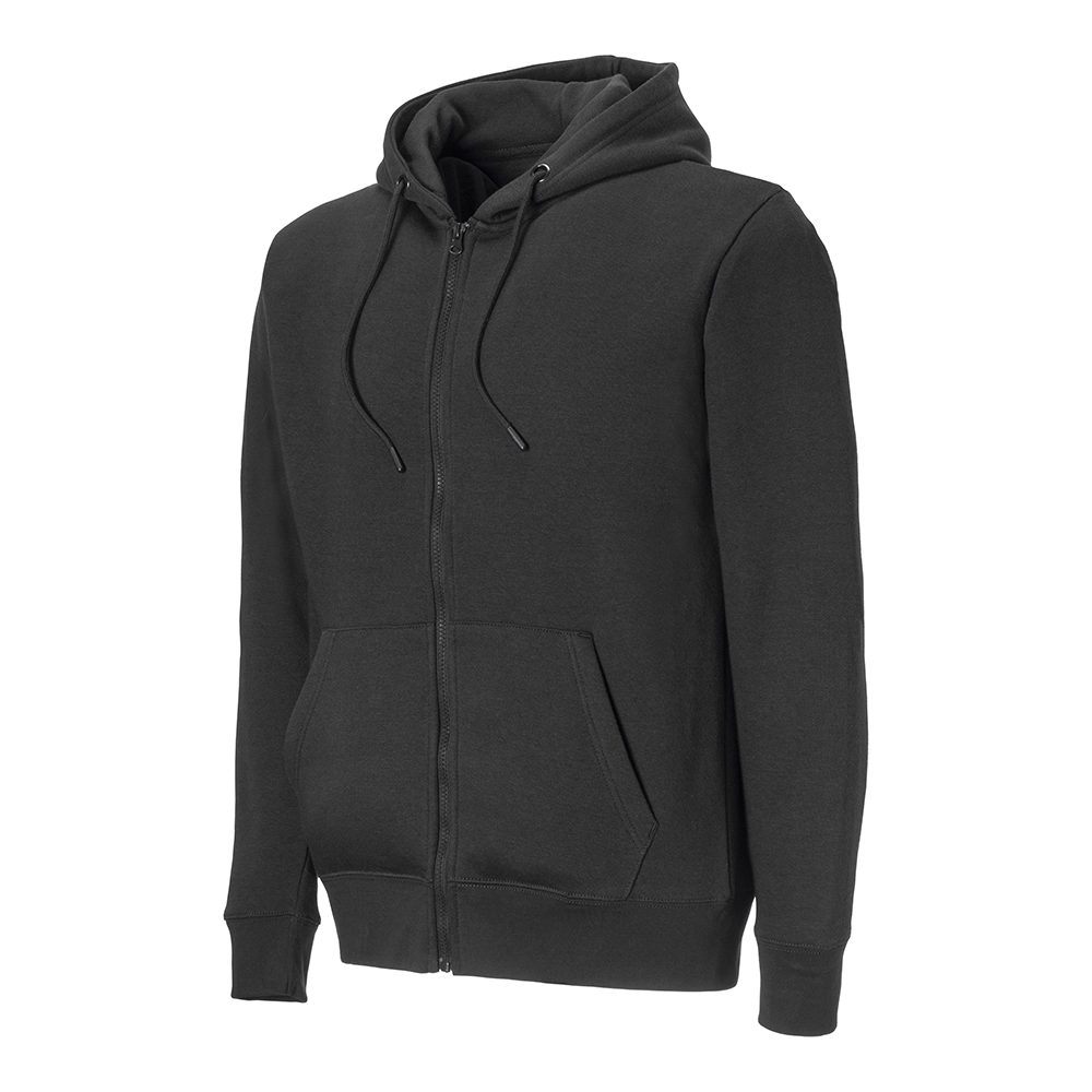 Immagine Felpa con cappuccio e zip unisex in cotone biologico e poliestere riciclato da 280 g/m2