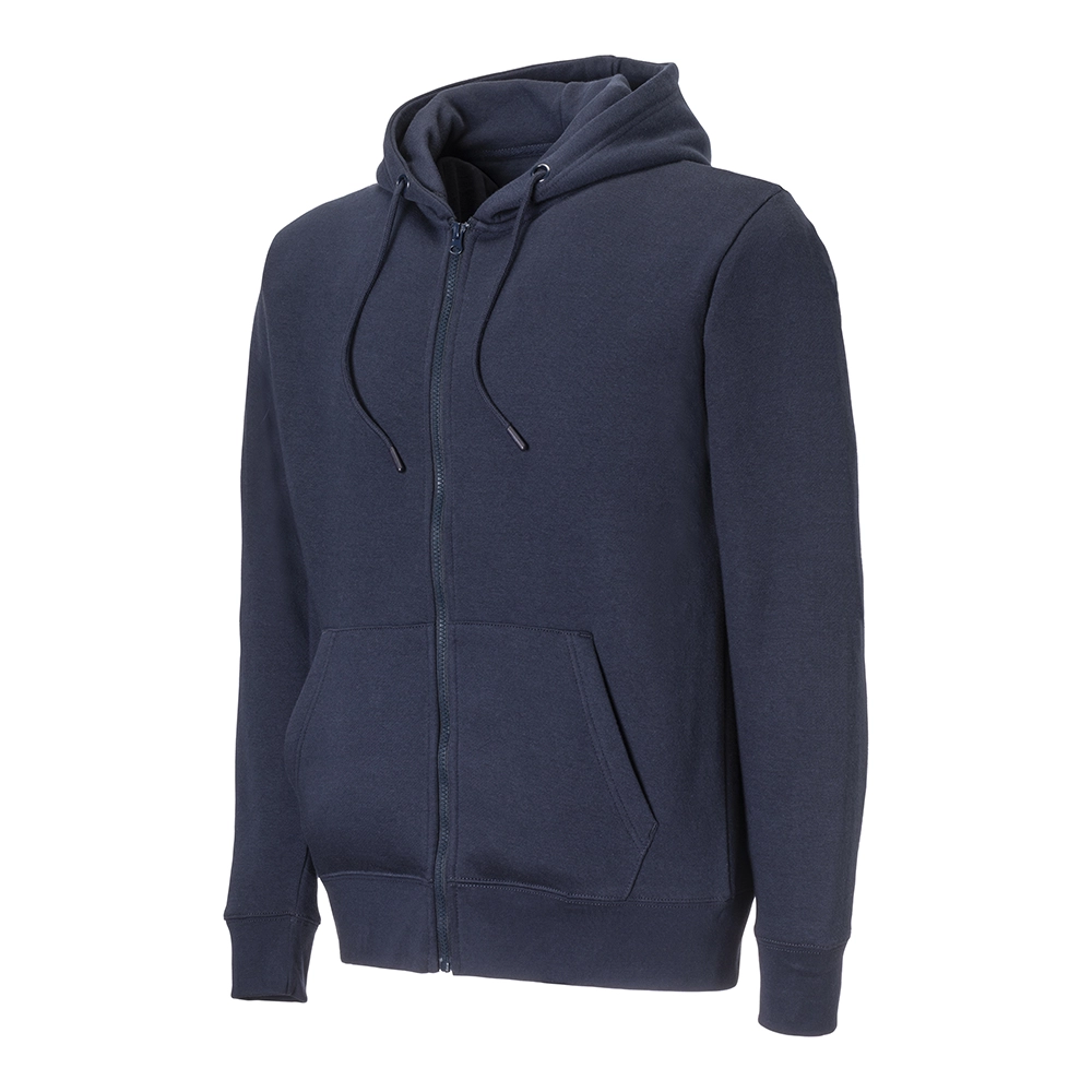 Immagine Felpa con cappuccio e zip unisex in cotone biologico e poliestere riciclato da 280 g/m2