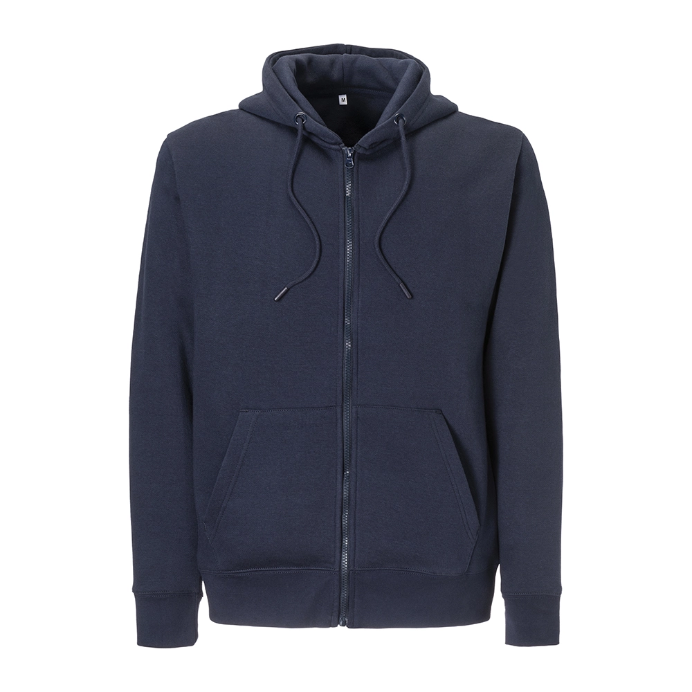 Immagine Felpa con cappuccio e zip unisex in cotone biologico e poliestere riciclato da 280 g/m2
