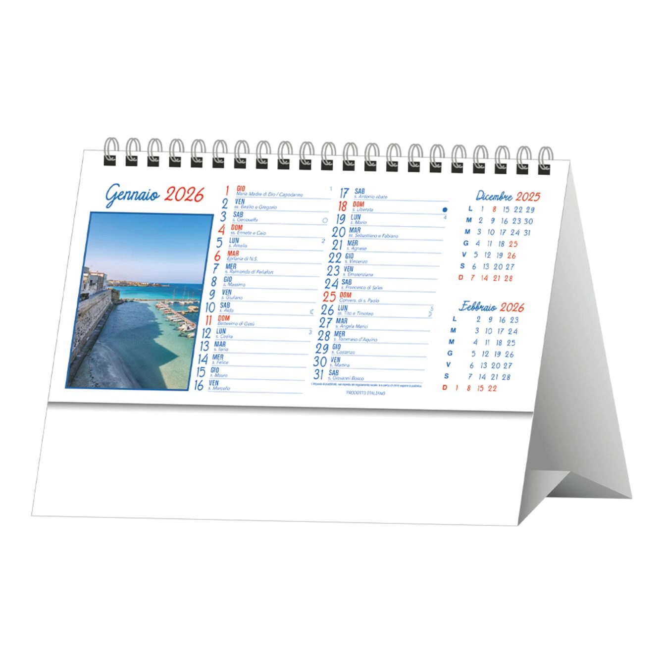 Immagine H050 PUGLIA - Calendario Illustrato da Tavolo