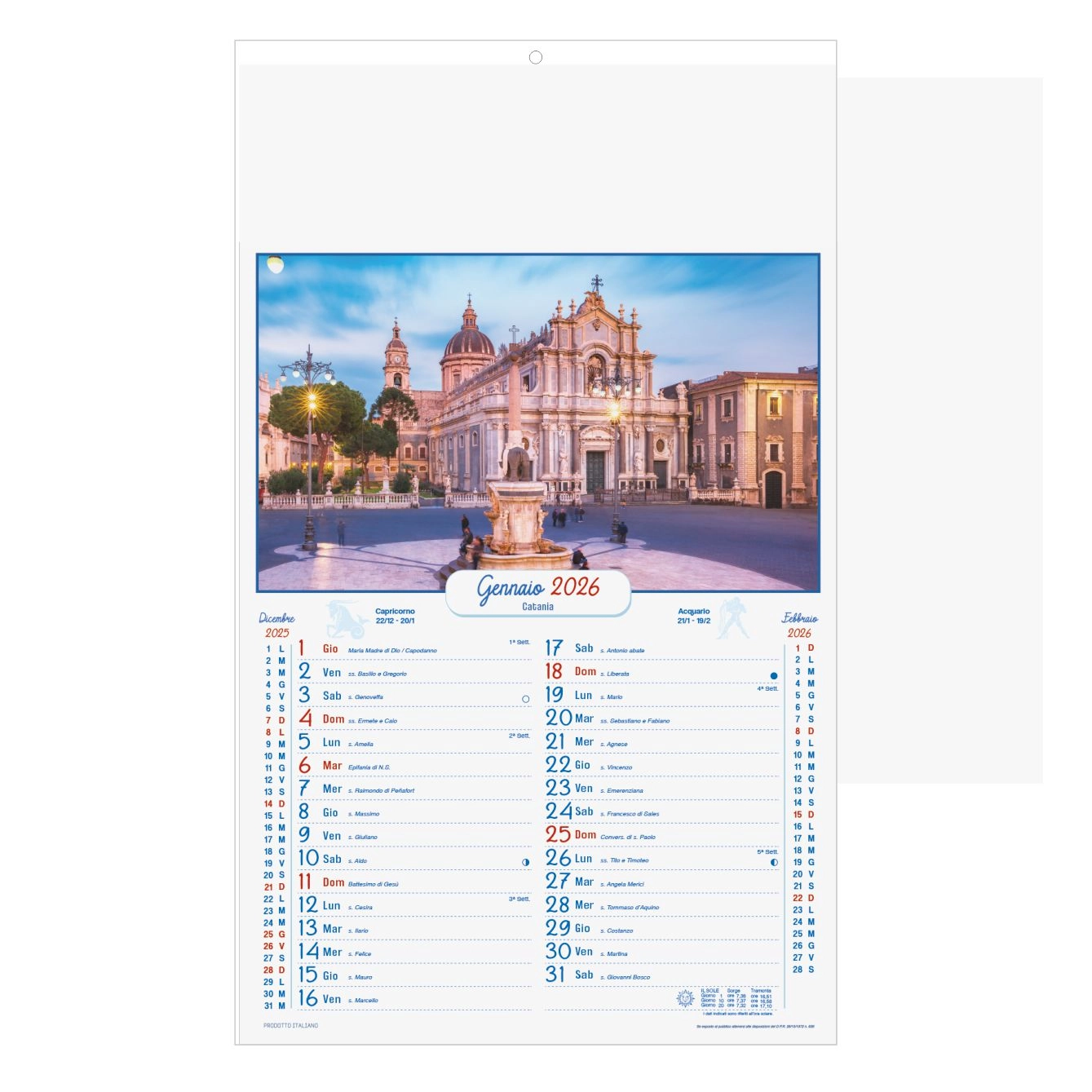 Immagine B104 SICILIA - Calendario Illustrato