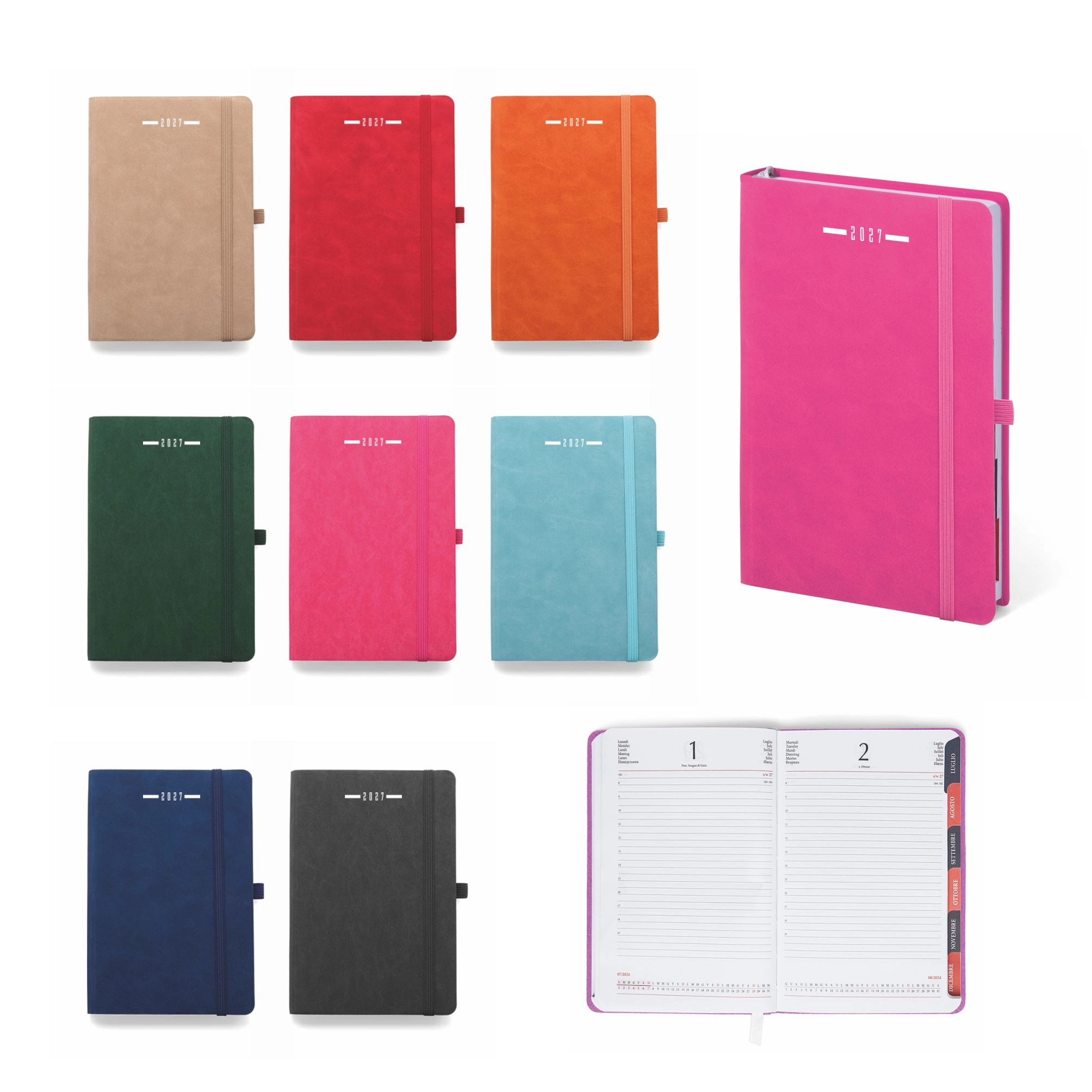 Immagine 0385 FLEXI SOFT - Agenda Giornaliera Fustellata 11 x 17 