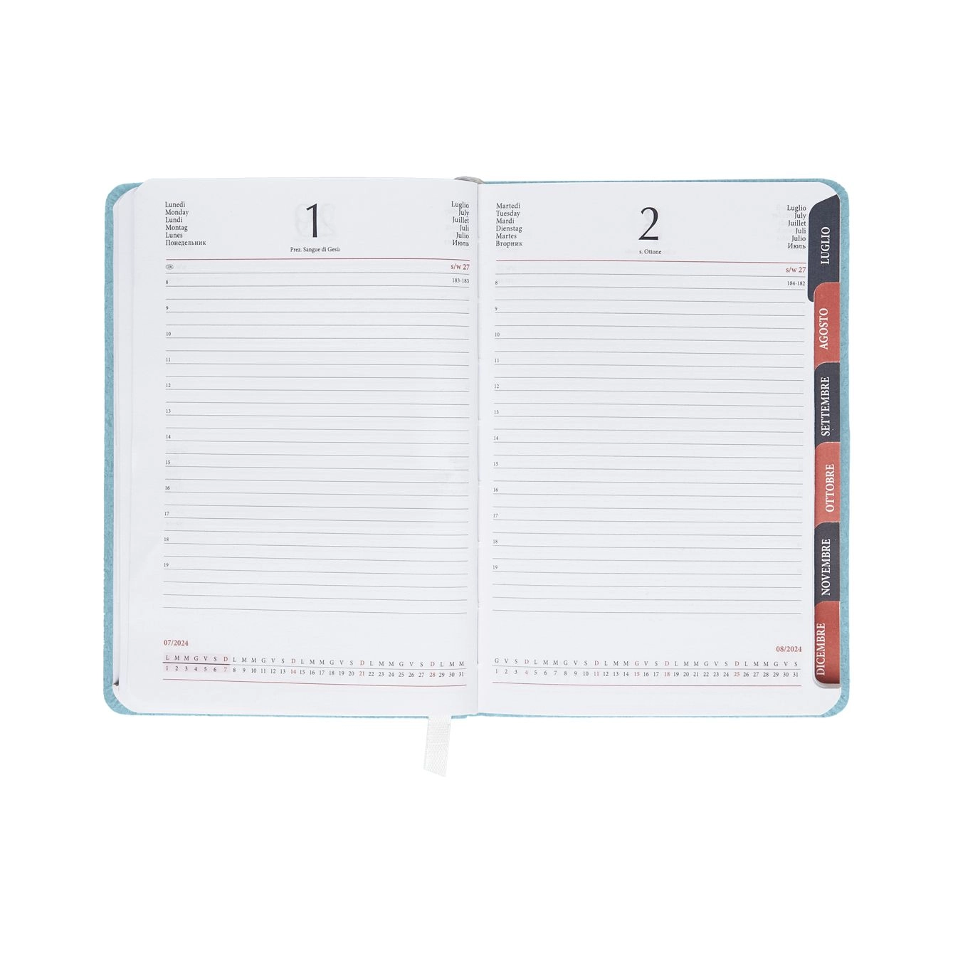 Immagine 0384 FLEXI SOFT - Agenda Giornaliera Fustellata 15 x 21 