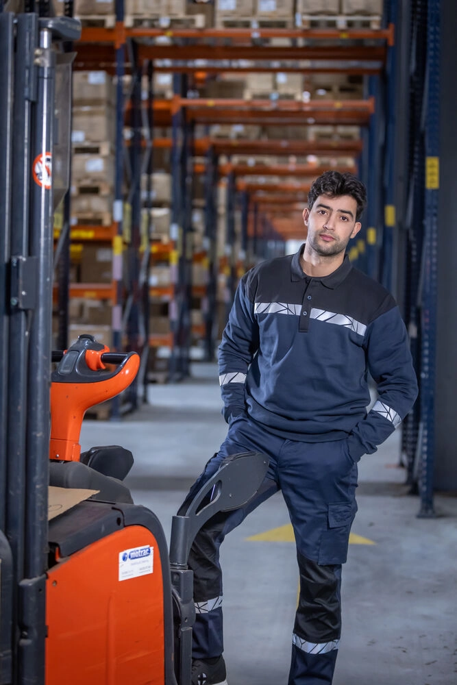 Immagine 7100 HI- VIS FELPA POLO EN 1753